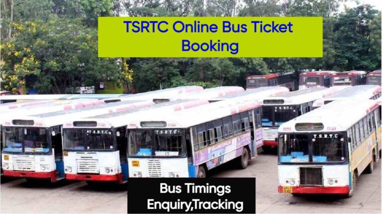 TSRTC Online Bus Ticket Booking