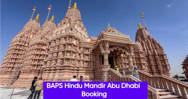 BAPS Hindu Mandir Abu Dhabi booking