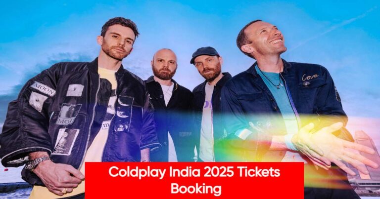 Coldplay India 2025 Tickets Booking