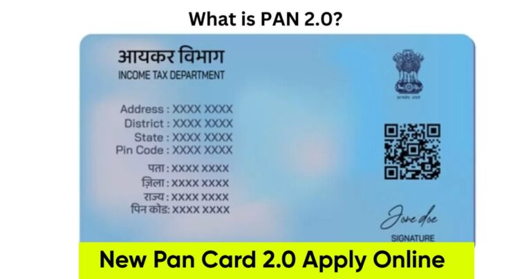 New Pan Card 2.0 Apply Online